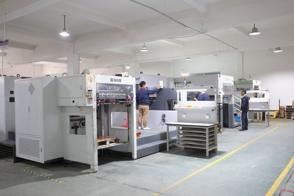 Automatic die-cutting machine for folding cartons and blister backers