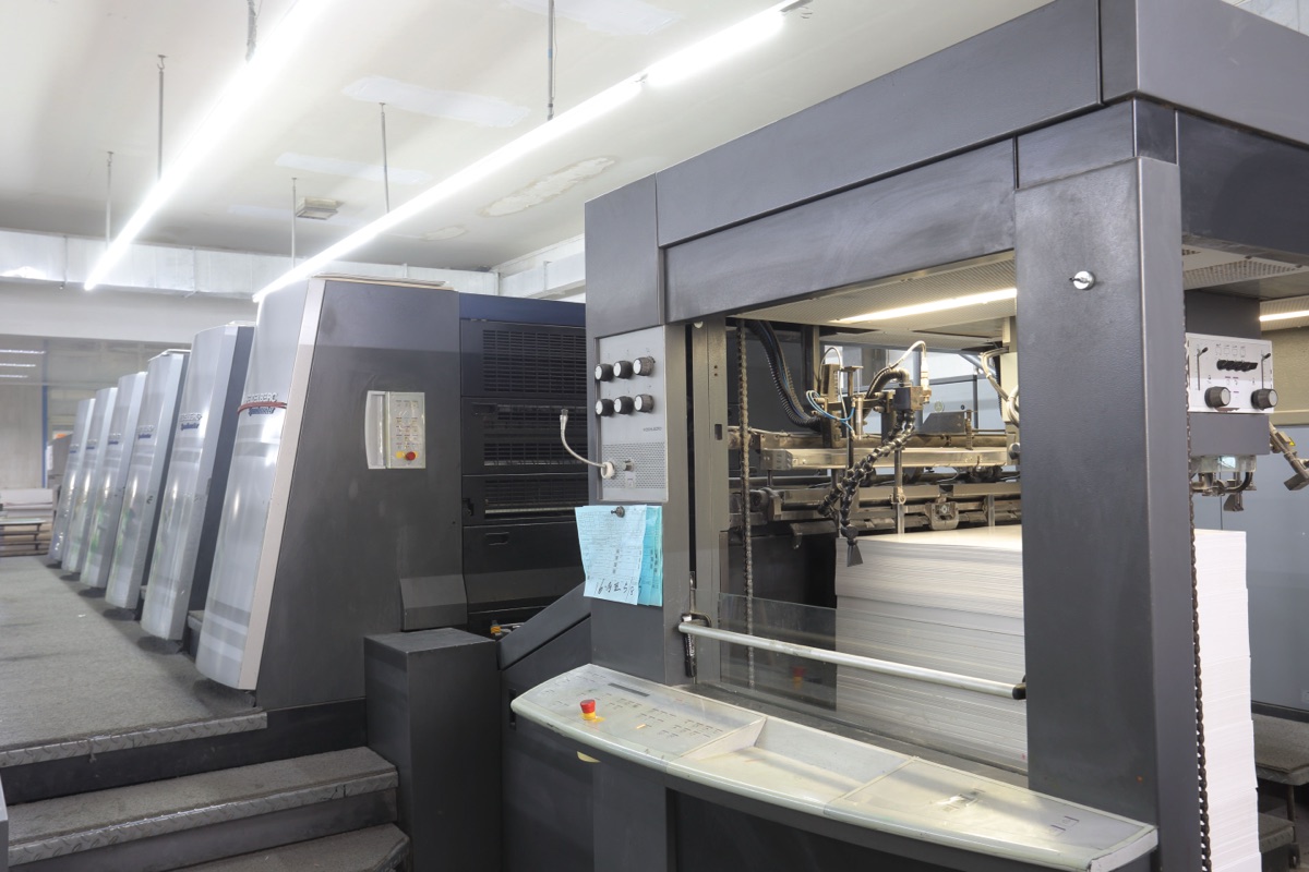 Heidelberg Speedmaster XL 105 5-color large-format press at Sinso