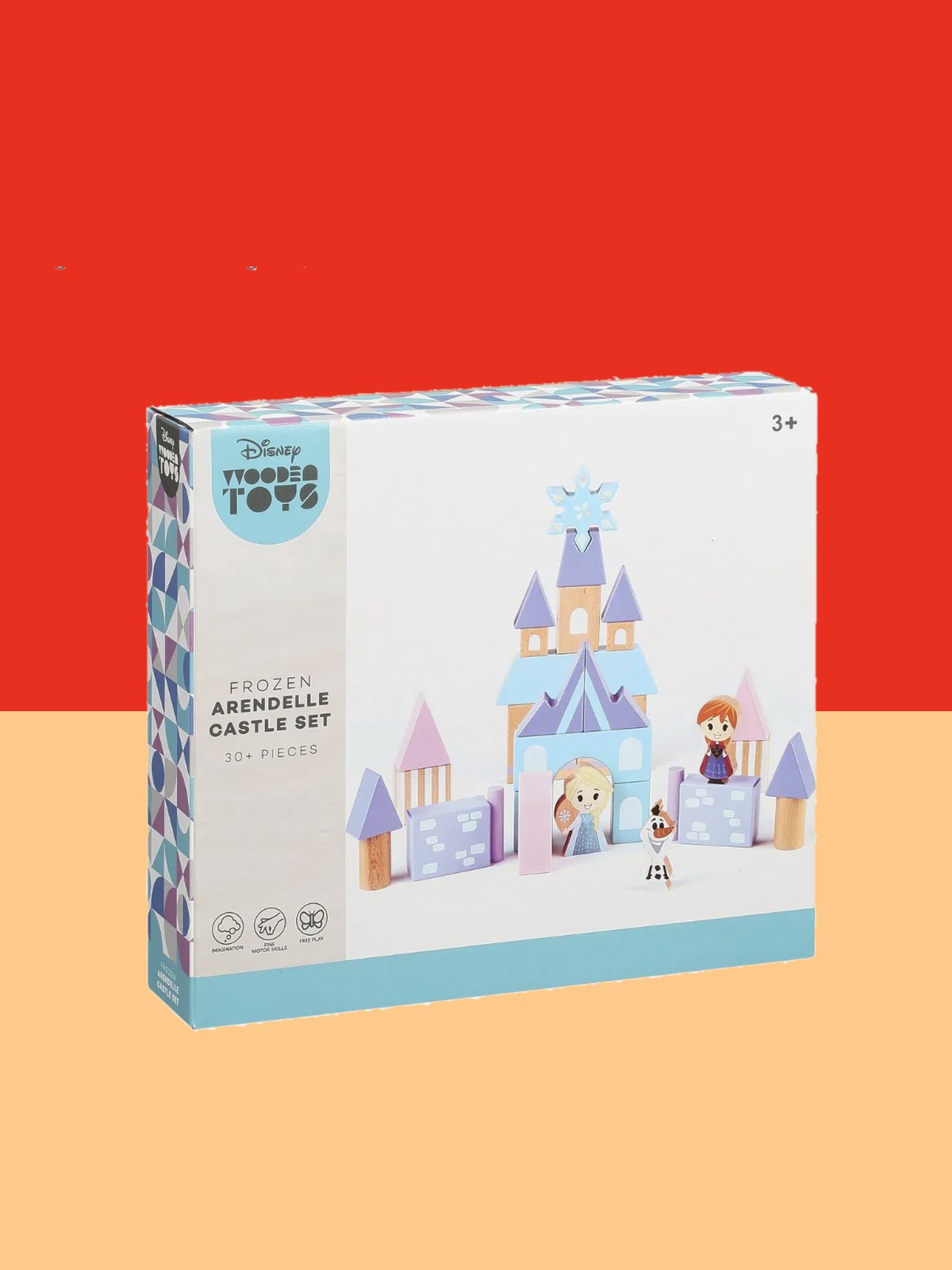 Disney Frozen Arendelle Castle wooden toy packaging printed by Sinso