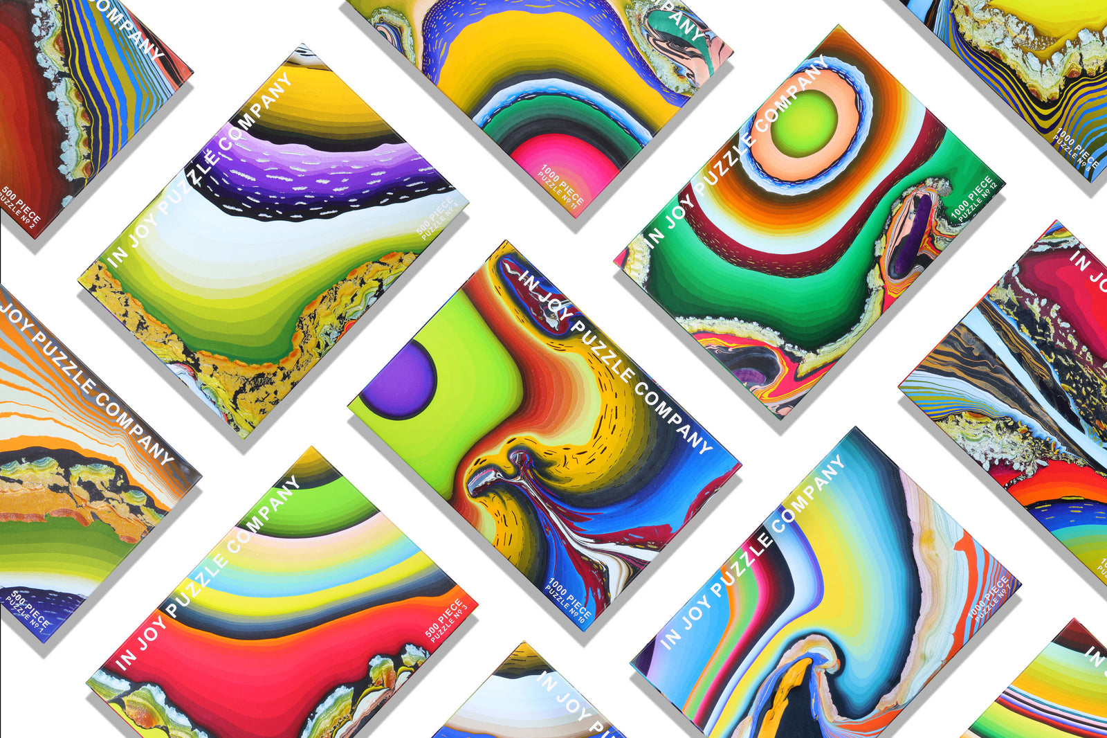 In Joy Puzzle Company — artist edition puzzle boxes printed by Sinso